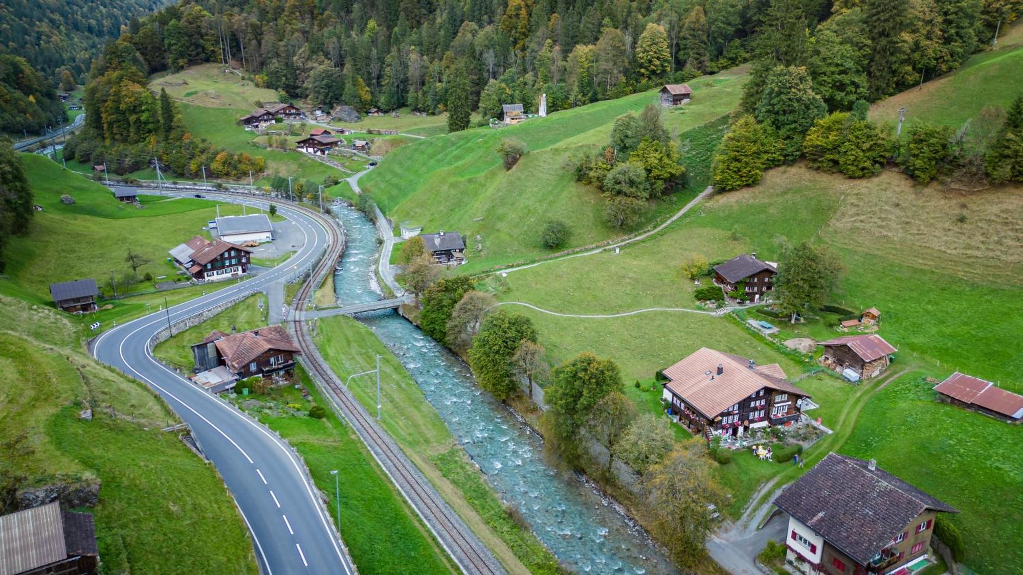 Апартаменты Chalet Elza Лаутербруннен Экстерьер фото