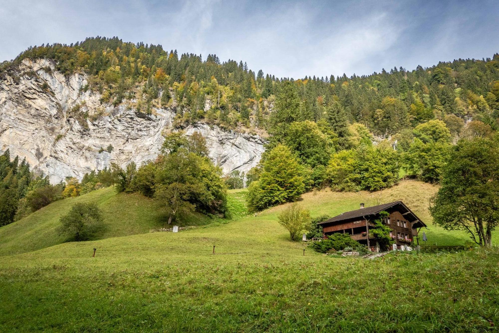 Апартаменты Chalet Elza Лаутербруннен Экстерьер фото